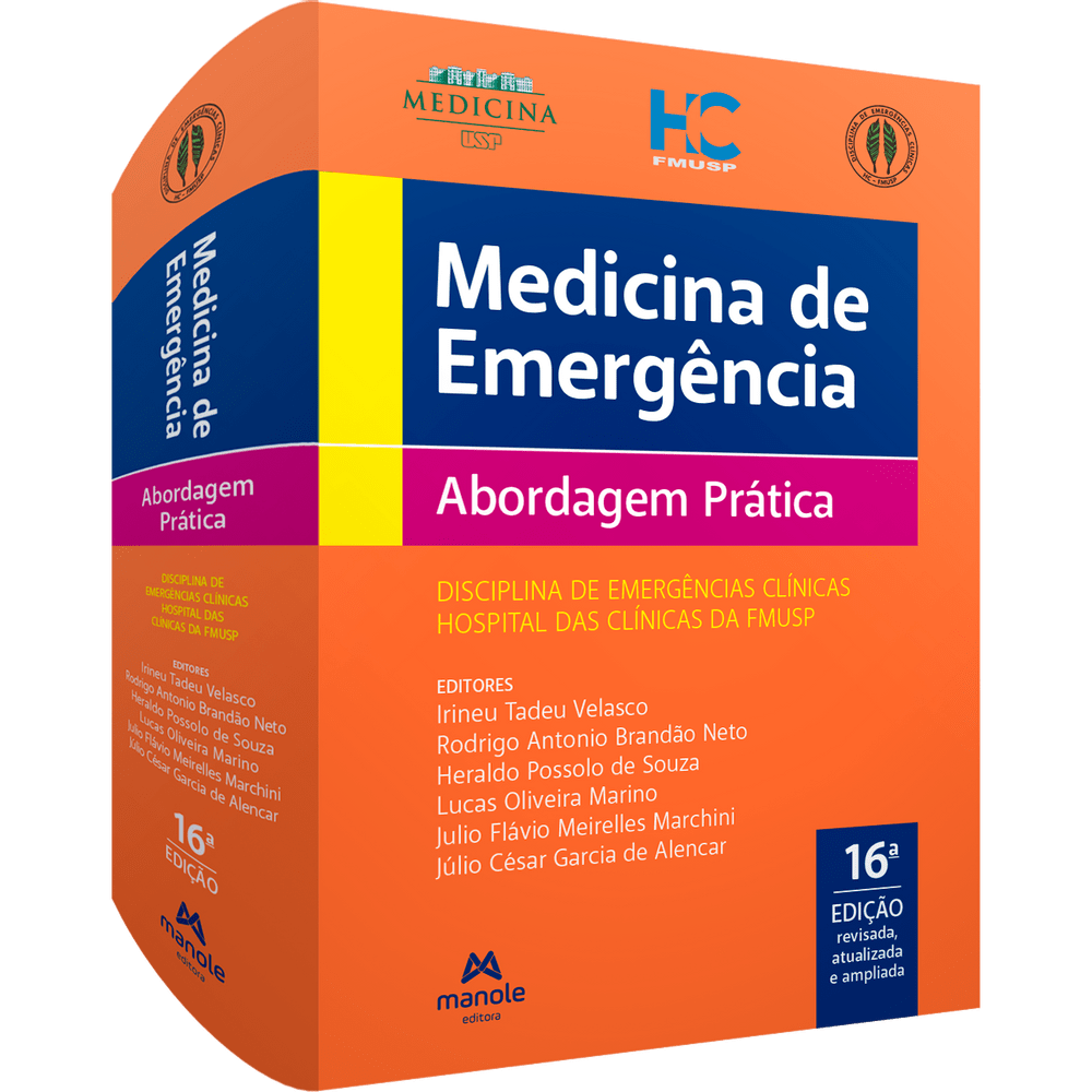 16ª edição do livro Medicina de Emergência: Abordagem Prática